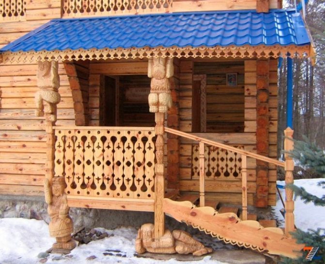 Поруччя для сходів на ганок для дому