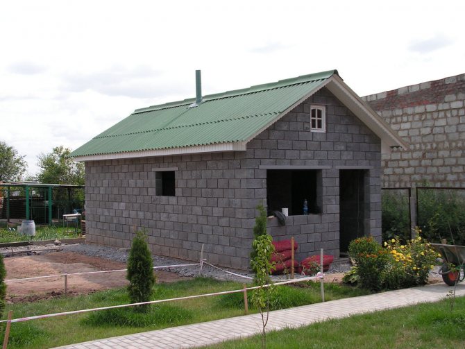 Лазня з блоків