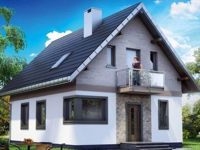 будинок під ключ з піноблоків з оздобленням