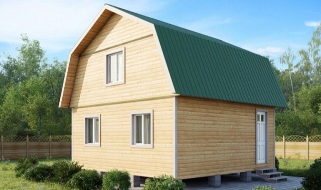 Будинок із ламаним дахом