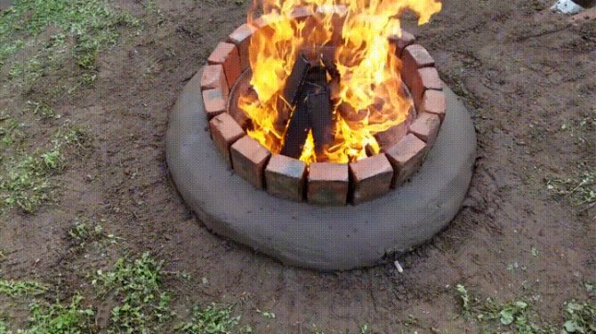 Оригінальні ідеї як зробити вогнище для багаття на дачі своїми руками
