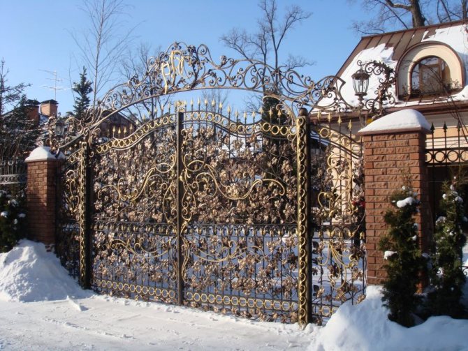 ковані ворота