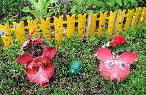 міні-клумби поросята
