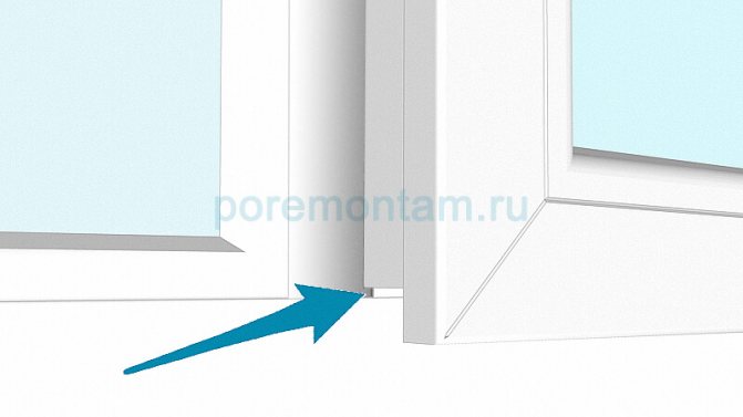 не закривається пластикове вікно знизу зачіпає