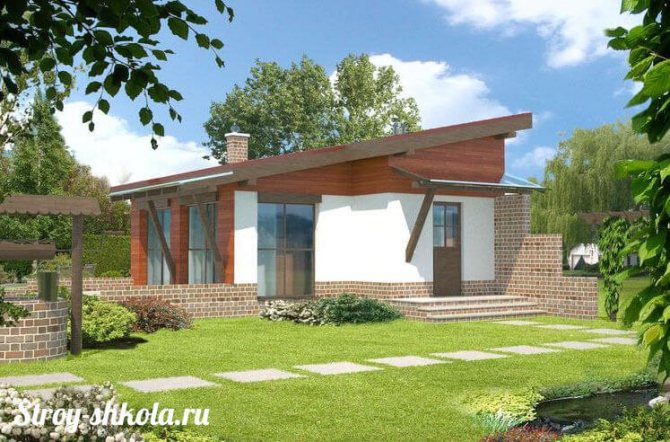 Як зробити односхилий дах гаража