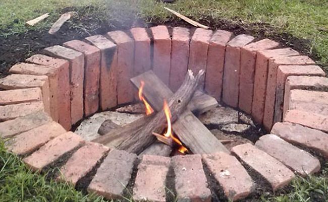 Оригінальні ідеї як зробити вогнище для багаття на дачі своїми руками