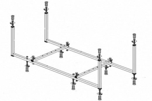 Рама акрилової ванни в зборі з ніжками