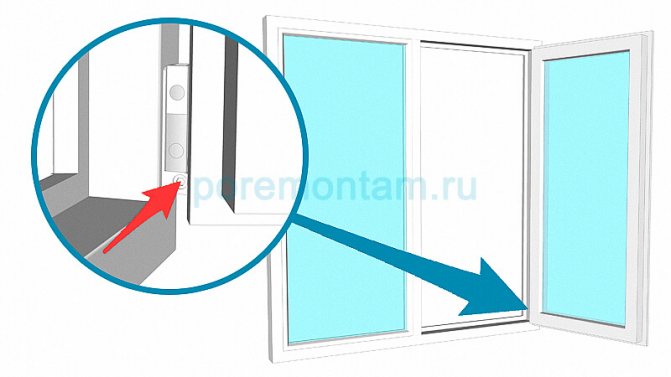 регулювання сили притиску нижньої петлі