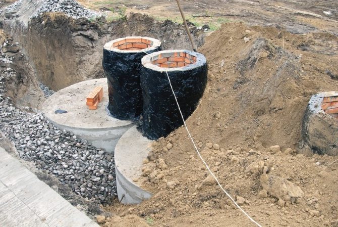 Як встановити септик із бетонних кілець