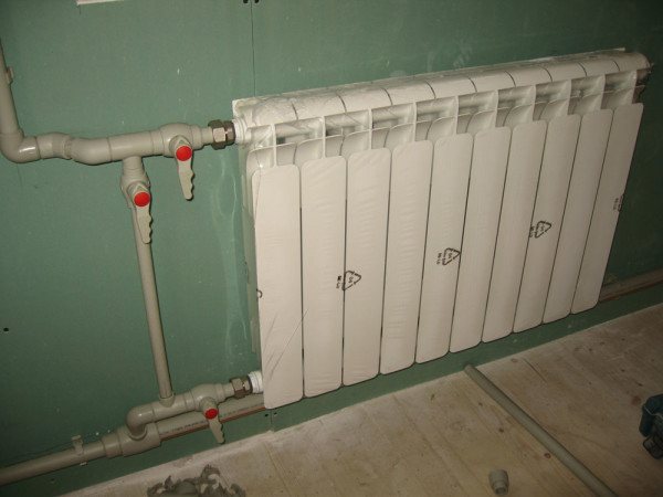 Схема підключення радіаторів опалення при однотрубній системі