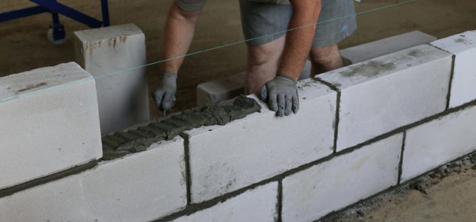 укладання з газоблоків