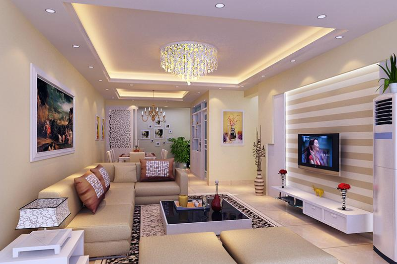 Фото підвісної стелі та інтер'єру квартири