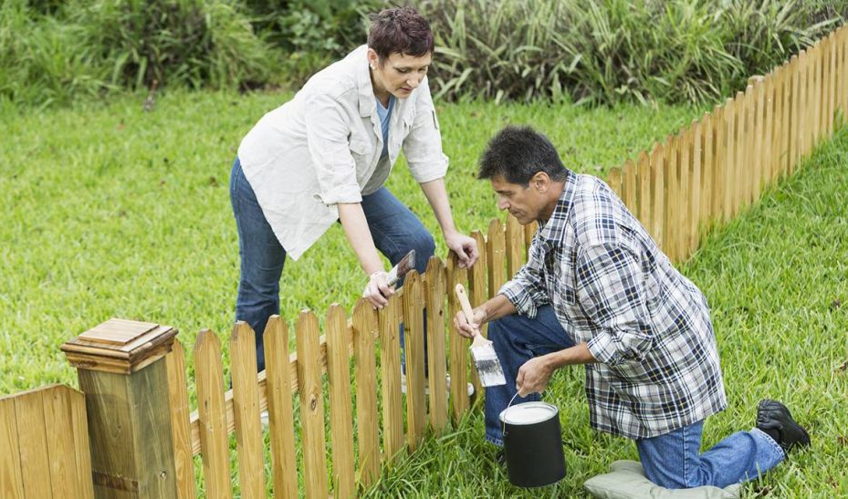 На скільки метрів від паркану косити траву