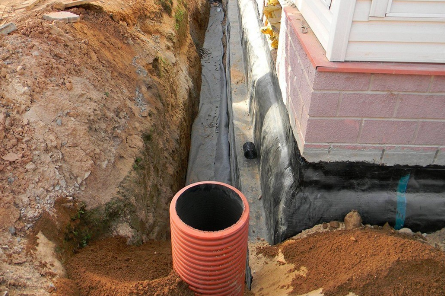 Дренаж фундаменту навколо будинку