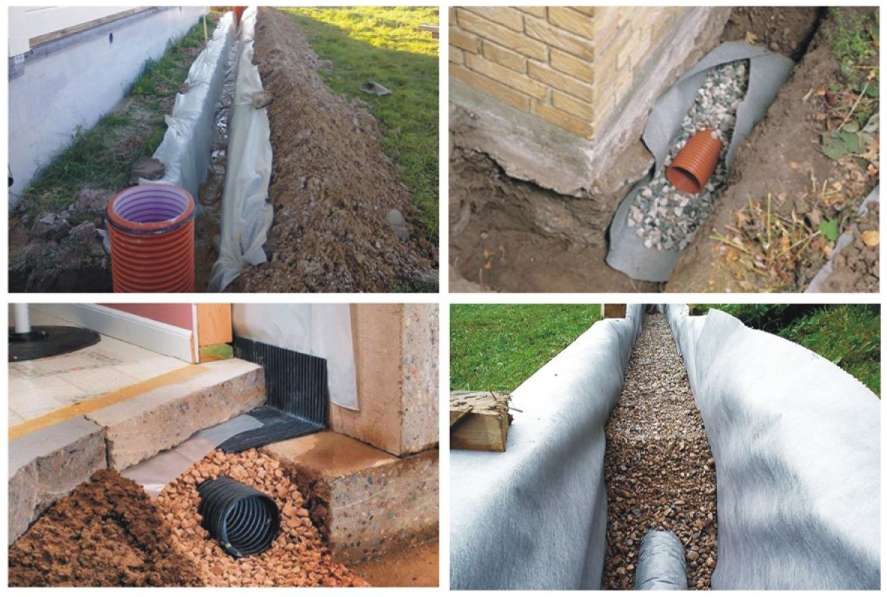 Етапи будівництва дренажу фундаменту