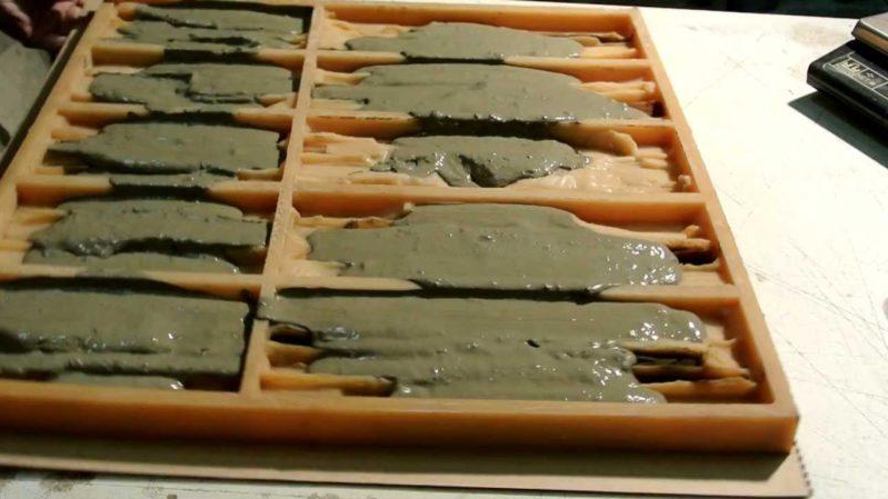 форма для виготовлення штучного каменю своїми руками